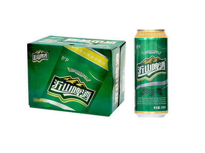500ml 沂山啤酒绿罐箱装【价格批发公司】-山东金孚龙啤酒
